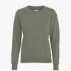 Women'S Clothing * | Organic Classic Crew Sweatshirt In Dusty Olive Best Price Colorful Standard