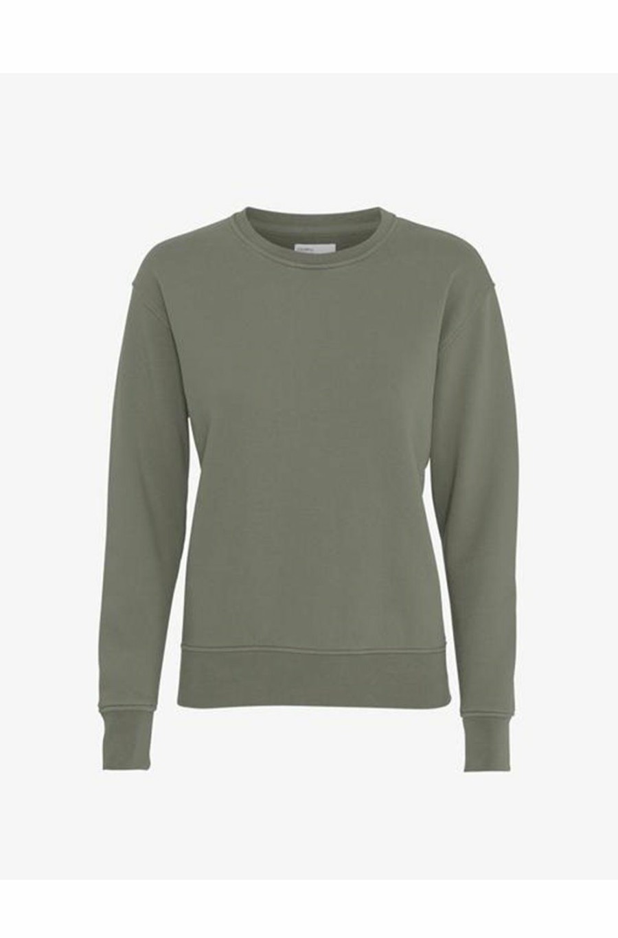 Women'S Clothing * | Organic Classic Crew Sweatshirt In Dusty Olive Best Price Colorful Standard