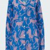 Women'S Clothing * | Chango Signature Pyjama Set In Blue Print Best-Selling Desmond & Dempsey