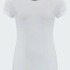 Women'S Clothing * | Cori Scoop Tee In White Best-Selling L'Agence