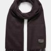 Women'S Clothing * | Milled Merino Wool Fringe Scarf In Black Shop New Vince