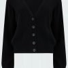 Women'S Clothing * | Linked Cardigan In Noir Bestsellers Frame