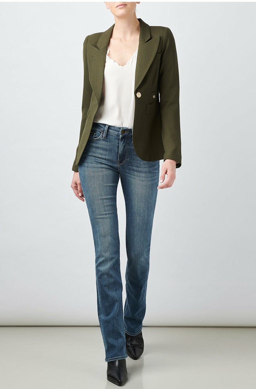 Women'S Clothing * | Classic Duchess Blazer In Army New Smythe