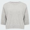 Women'S Clothing * | Belli Tee In Fluffy Grey Outlet Crush