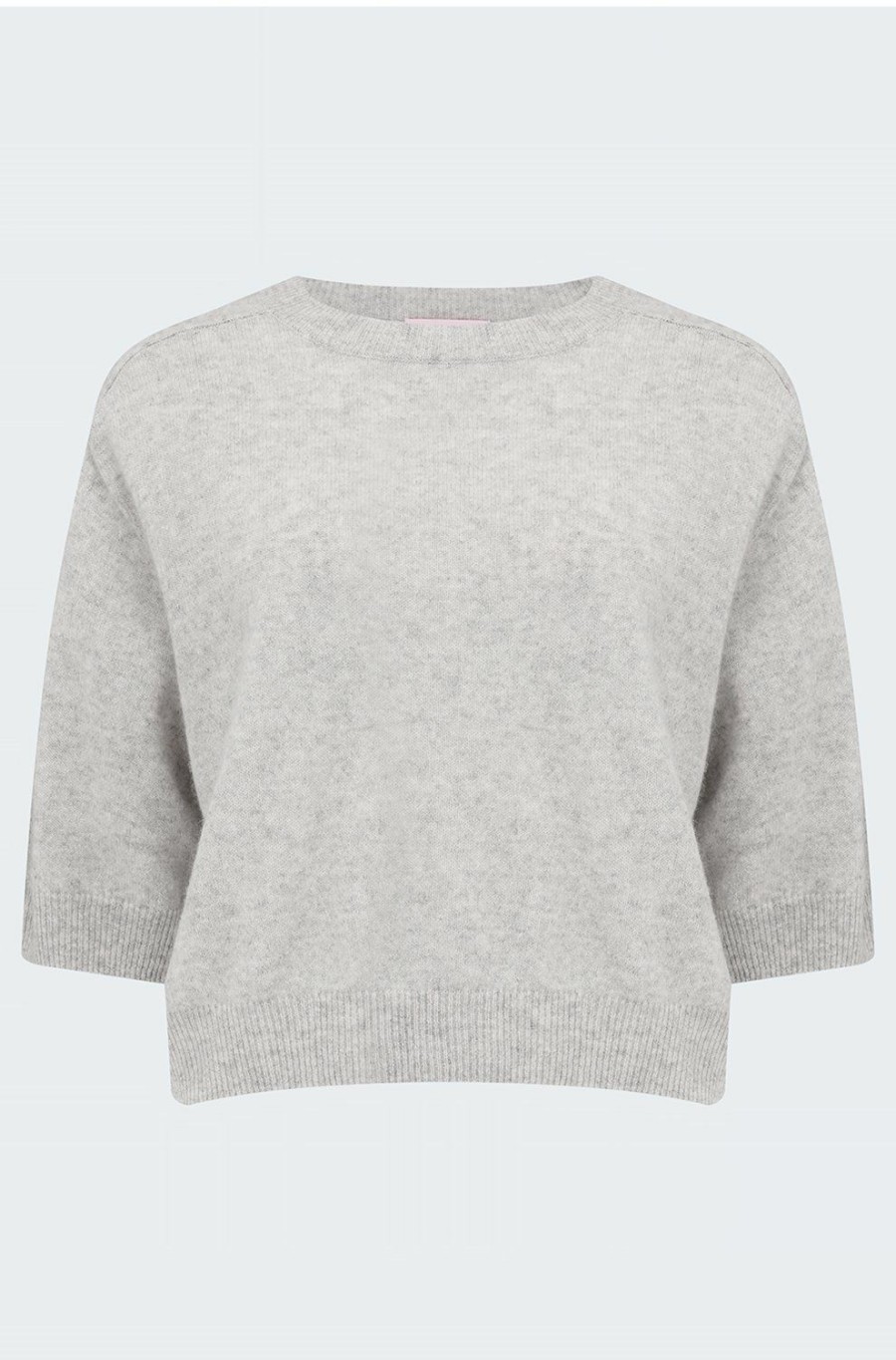 Women'S Clothing * | Belli Tee In Fluffy Grey Outlet Crush