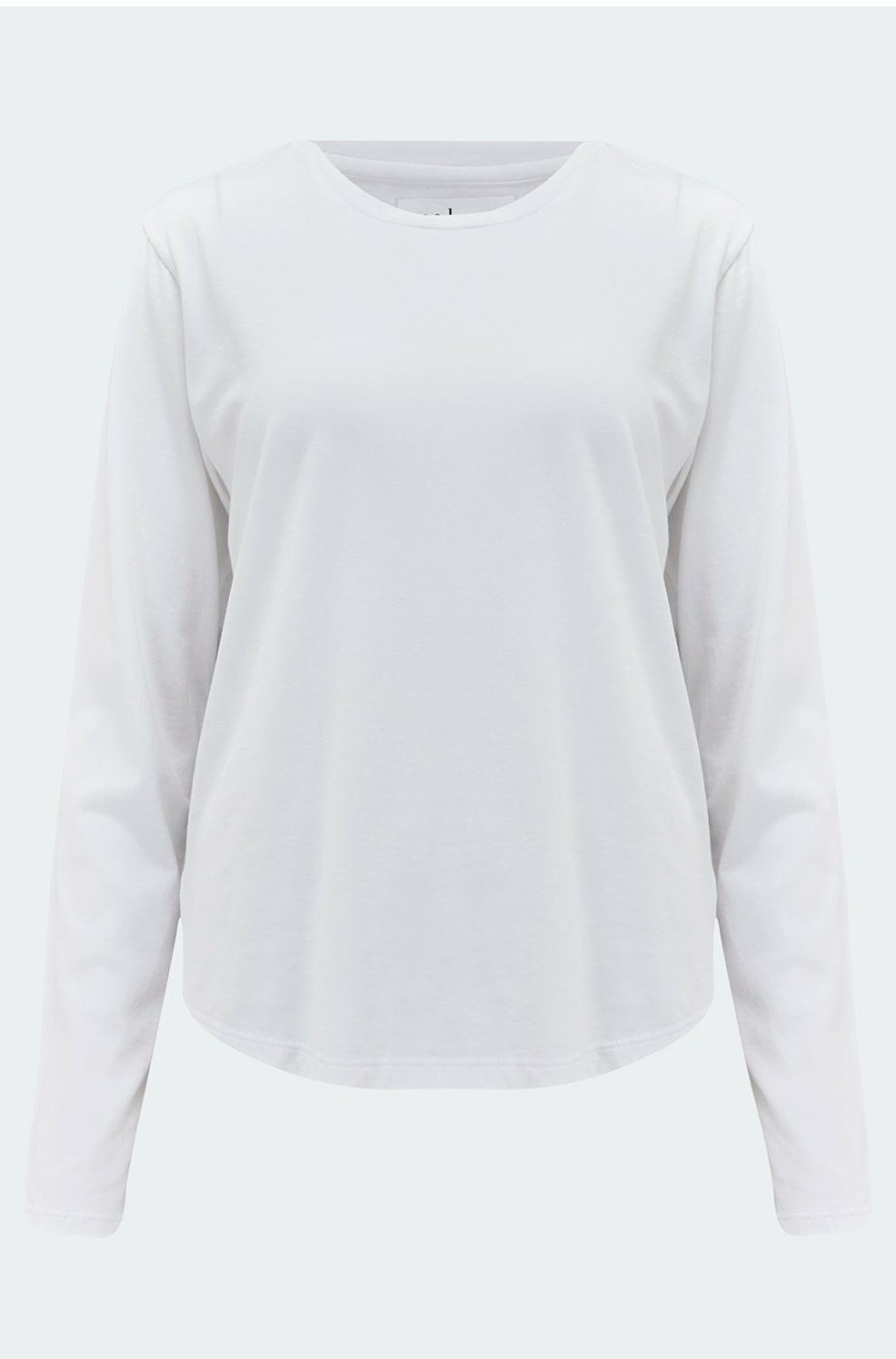 Women'S Clothing * | Daniela Long Sleeve Tee In White 100% Guarantee Velvet