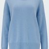 Women'S Clothing * | Crew Neck Jumper In Pale Blue Best Choice Allude