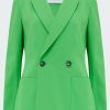 Women'S Clothing * | Double Breasted Blazer In Apple Green 100% Guarantee Harris Wharf London