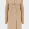 Women'S Clothing * | Boxy Coat In Sand New In Harris Wharf London