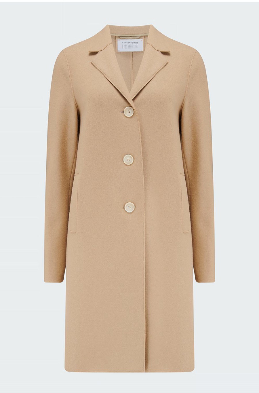 Women'S Clothing * | Boxy Coat In Sand New In Harris Wharf London