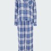 Women'S Clothing * | Clara Pyjamas In Blueberry White Discount Online Rails