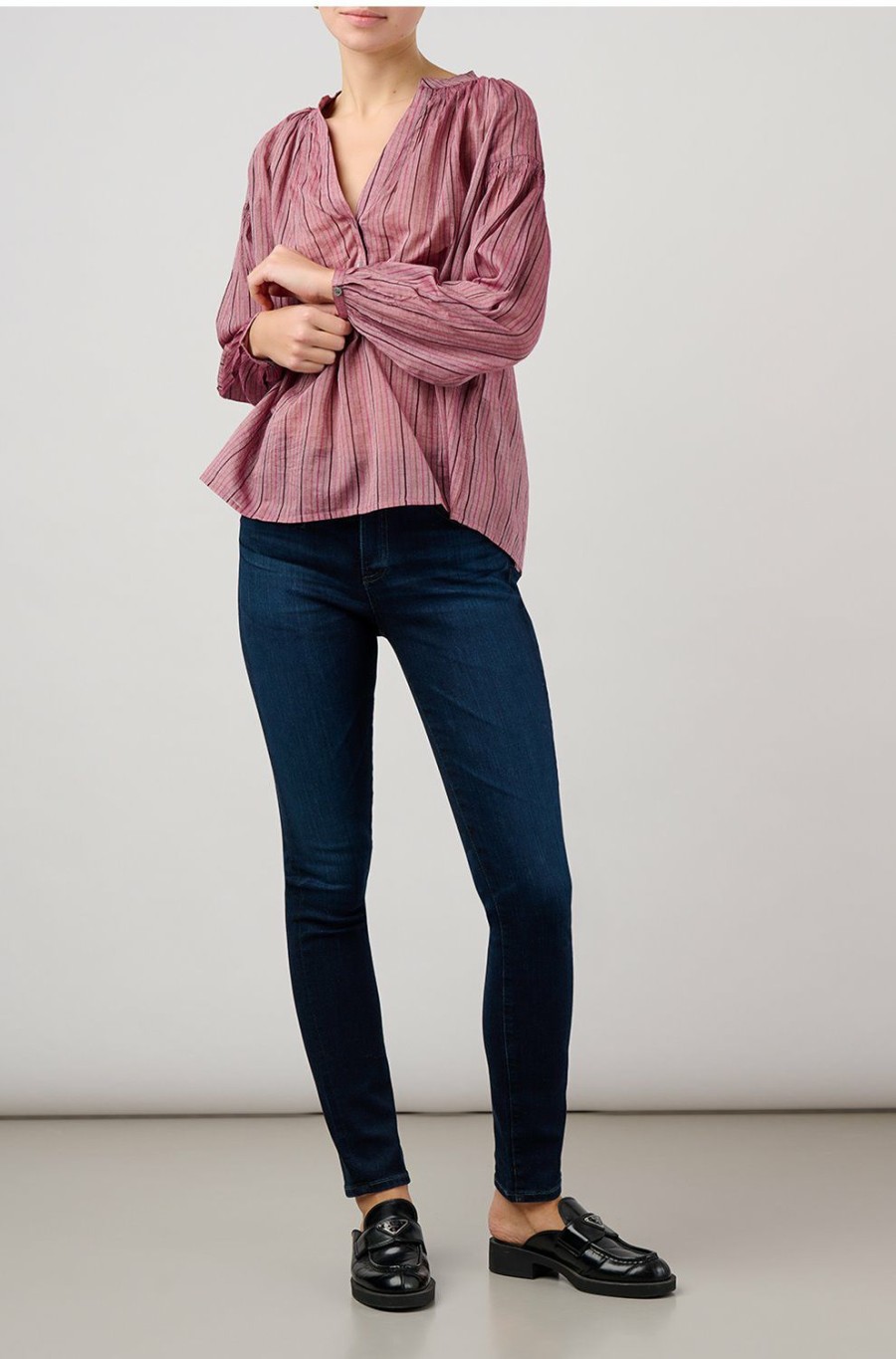 Women'S Clothing * | Nipoa Blouse In Multico Rose Special Offers Vanessa Bruno