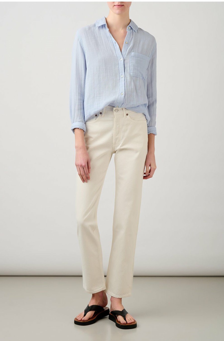 Women'S Clothing * | Ellis Shirt In Bluebell Discount Online Rails