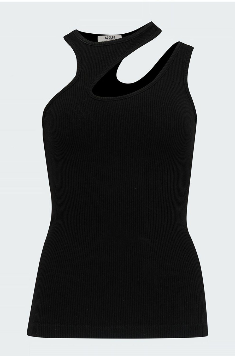 Women'S Clothing * | Athena Tank In Black Flash Sale Agolde