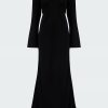 Women'S Clothing * | Mya Dress In Black Feather Outlet Sale Rixo