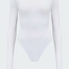 Women'S Clothing * | Crew Neck Body In White 001 Featured Good American