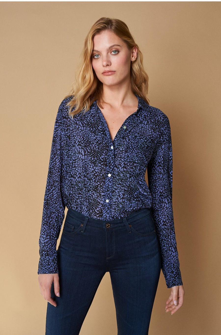 Women'S Clothing * | Josephine Blouse In Midnight Lynx Exactly Discount Rails