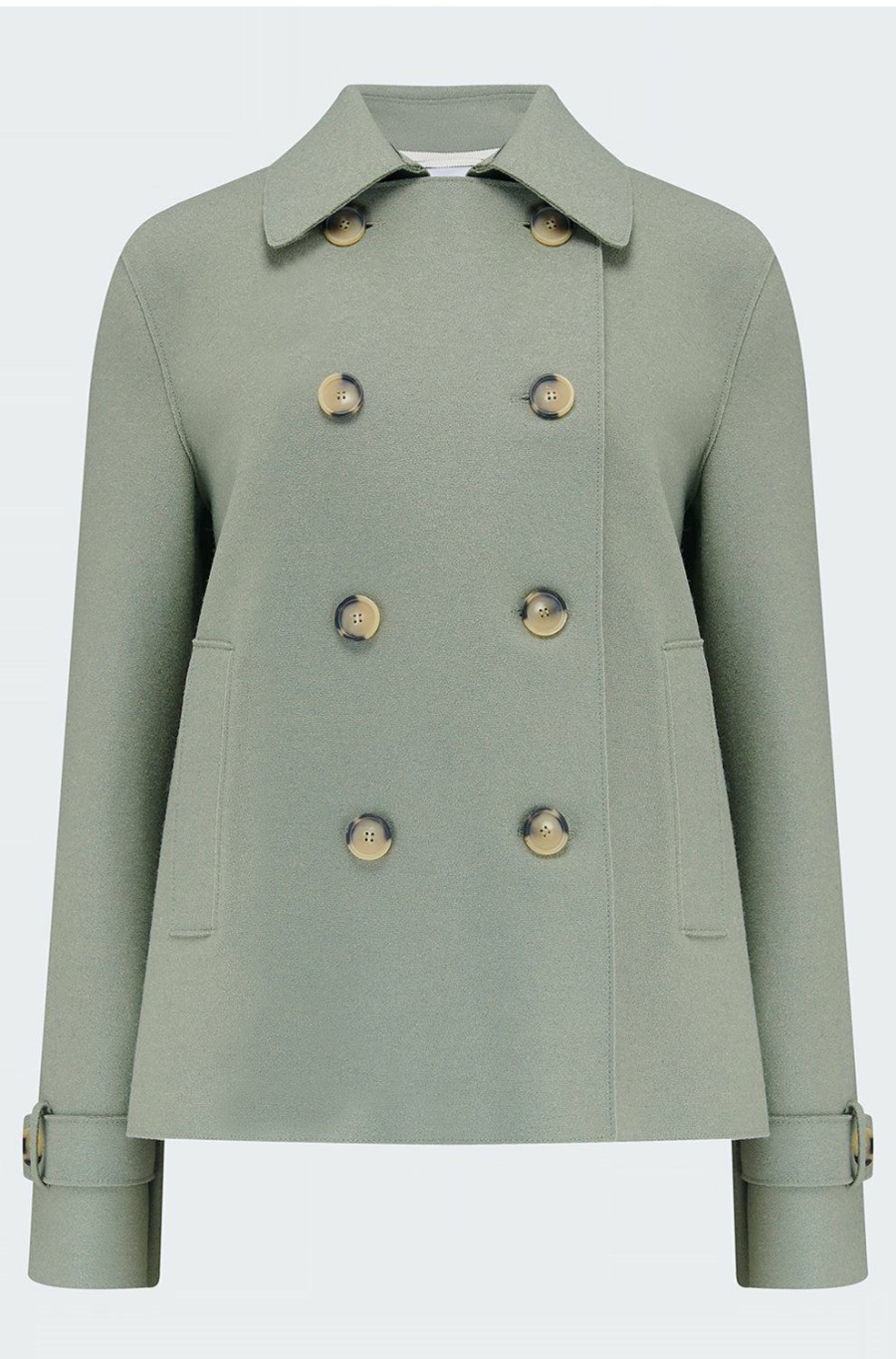 Women'S Clothing * | Cropped Trench In Rosemary Special Offers Harris Wharf London