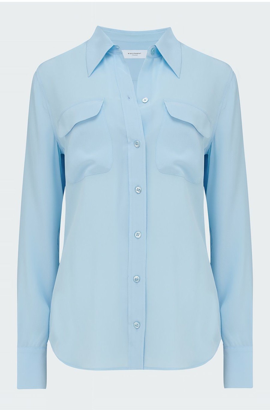 Women'S Clothing * | Slim Signature Shirt In Dream Blue Sale Online Equipment