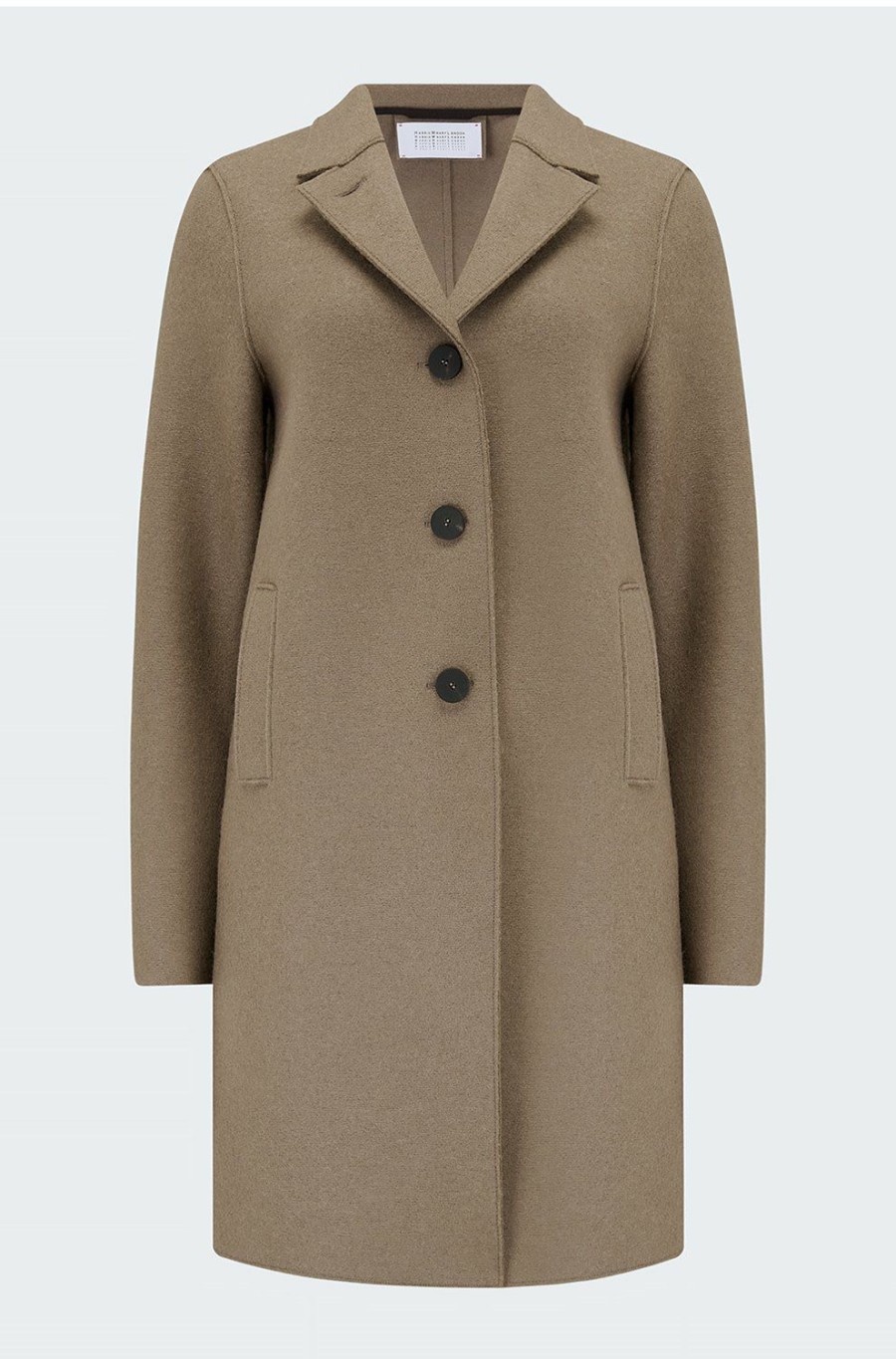 Women'S Clothing * | Boxy Coat In Taupe Excellent Quality Harris Wharf London