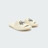 Women'S Clothing * | Jaguar Print Sliders In Cream Sale Online Desmond & Dempsey