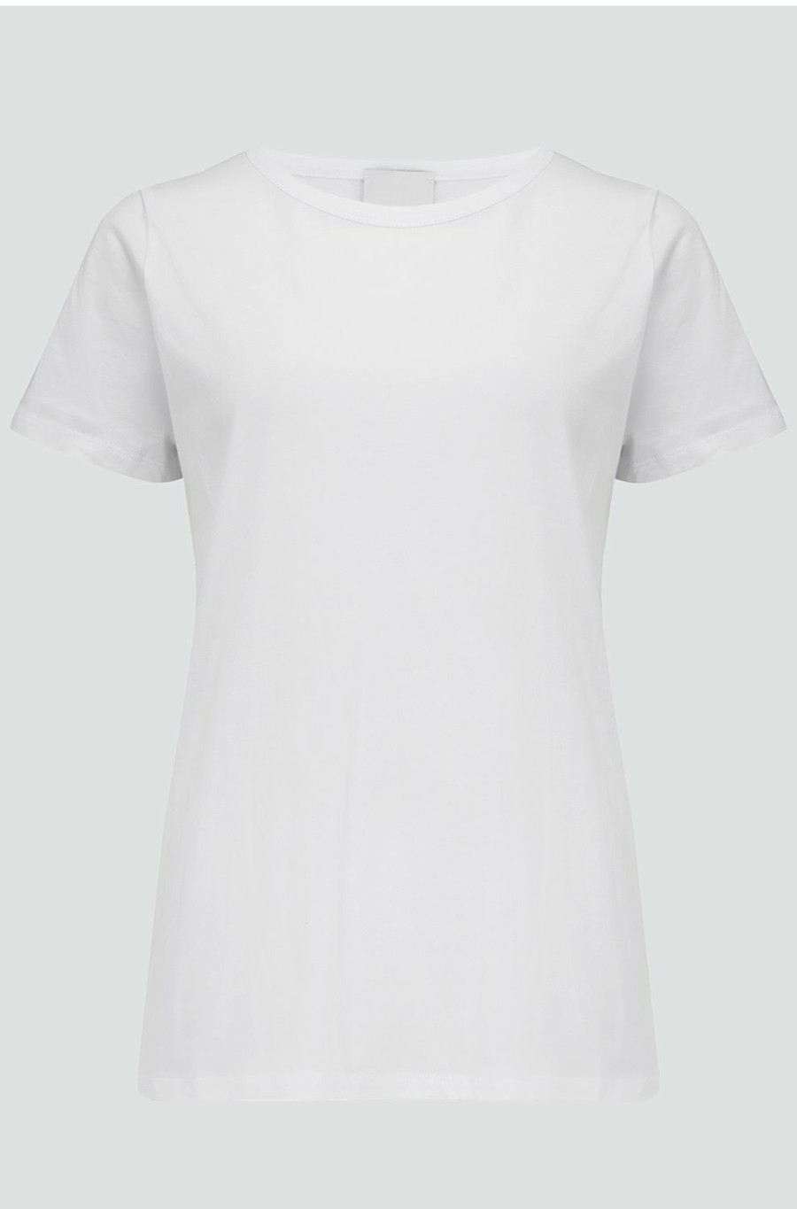 Women'S Clothing * | Round Neck T-Shirt In White Hot Sale Allude