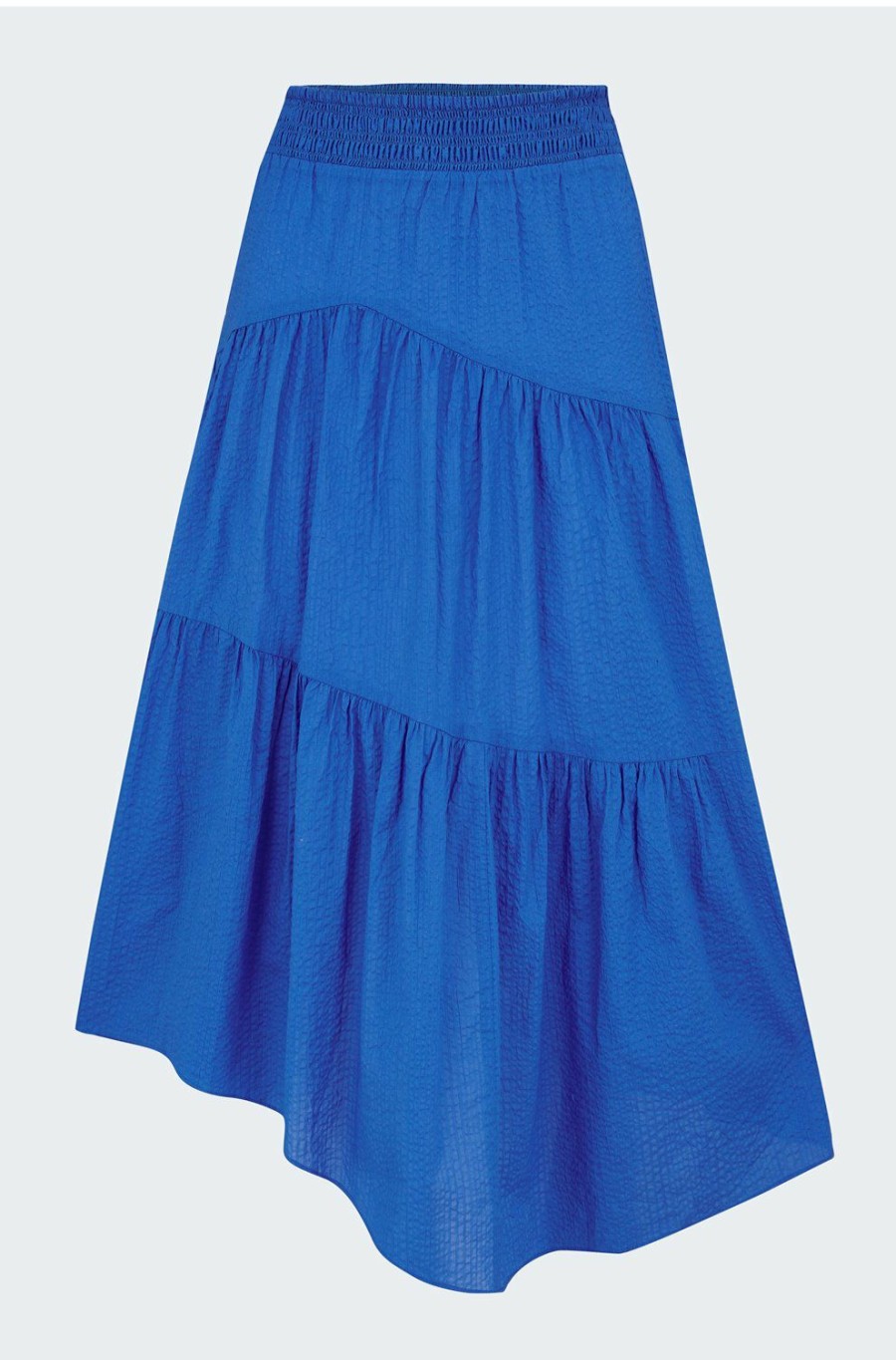 Women'S Clothing * | Gathered Seam Skirt In Cornflower Blue Online Frame