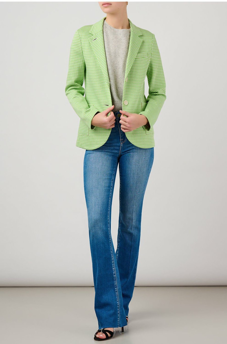 Women'S Clothing * | Stand Up Collar In Apple Green Sales Harris Wharf London