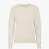 Women'S Clothing * | Organic Classic Crew Sweatshirt In Ivory White Free Delivery Colorful Standard