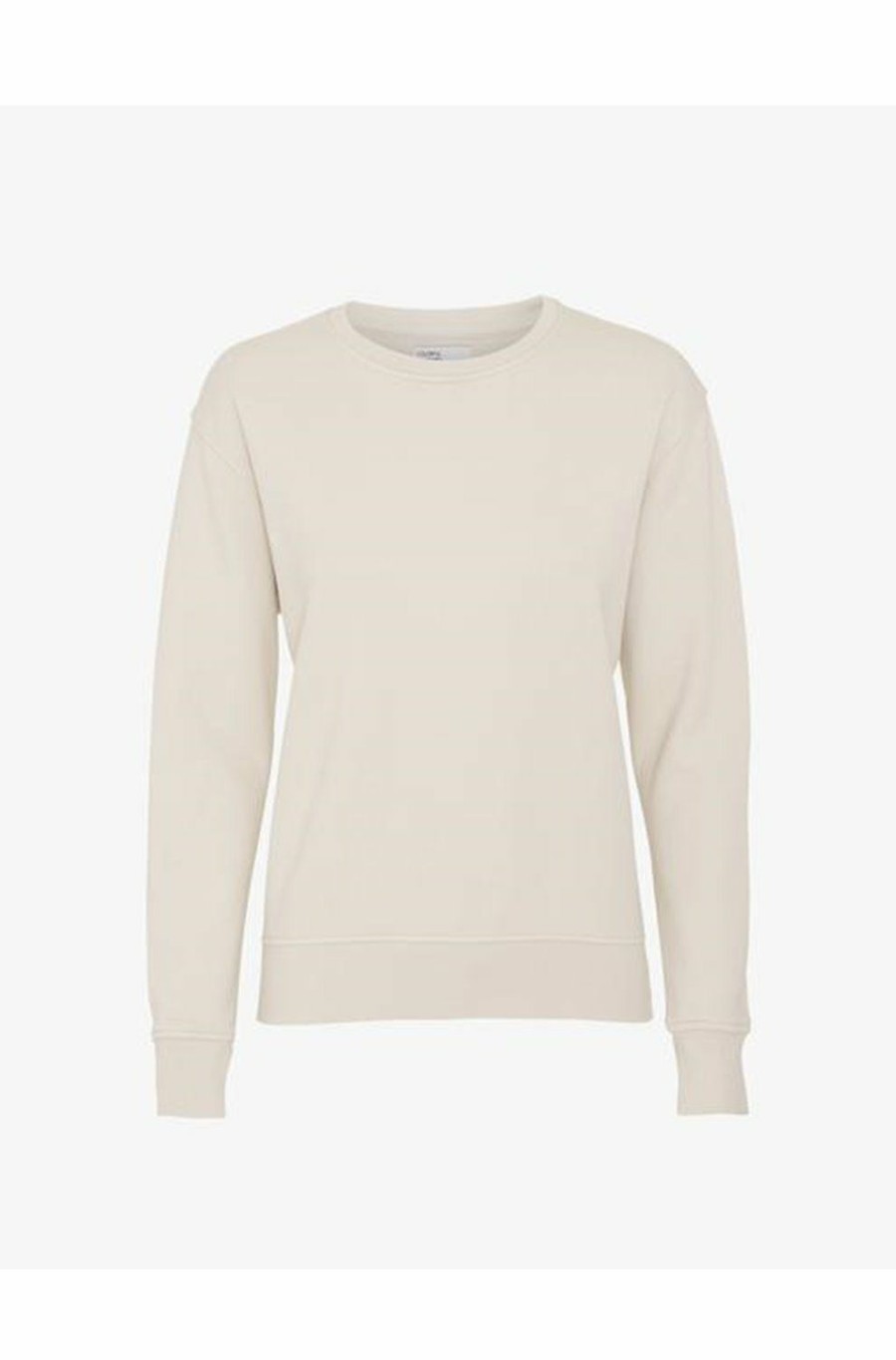 Women'S Clothing * | Organic Classic Crew Sweatshirt In Ivory White Free Delivery Colorful Standard