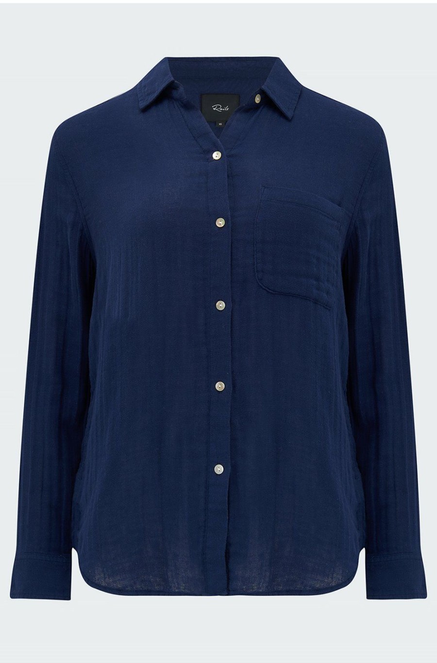 Women'S Clothing * | Ellis Shirt In Indigo Best Sellers Rails