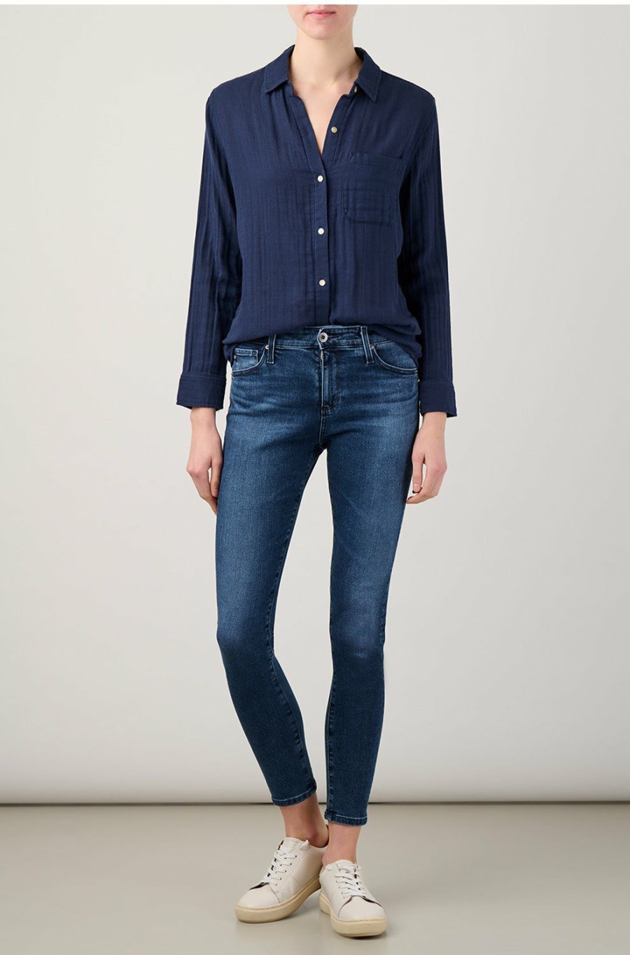 Women'S Clothing * | Ellis Shirt In Indigo Best Sellers Rails