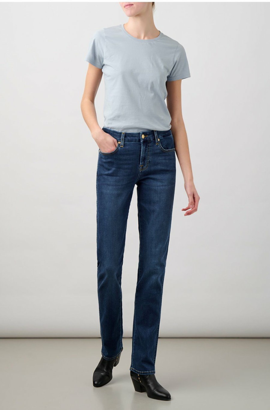 Jeans * | Kimmie Straight B(Air) Eco Jeans In Duchess Limited Edition 7 For All Mankind