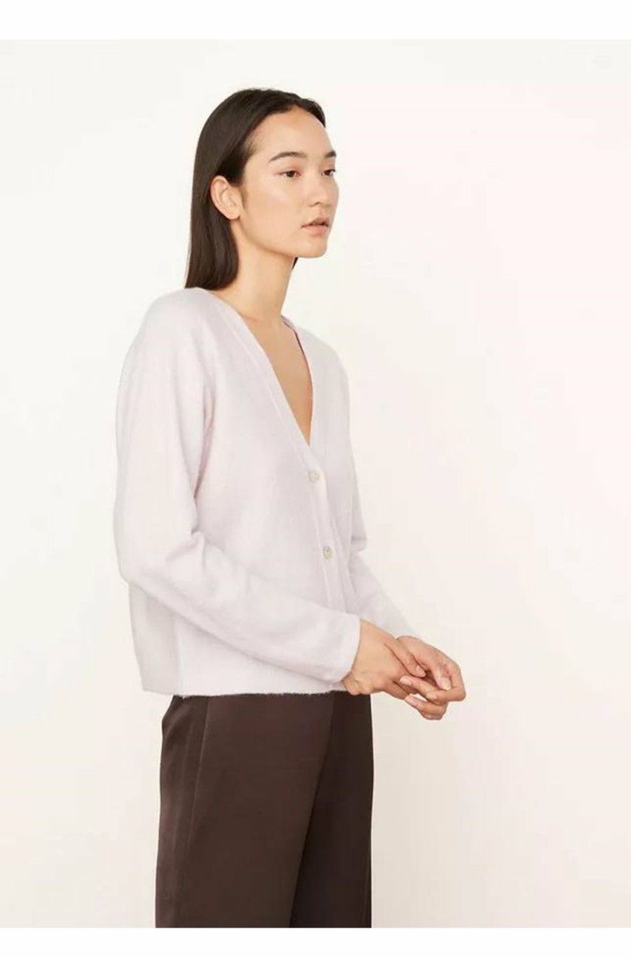 Women'S Clothing * | Cashmere Dolman Sleeve Cardigan In Pale Rose Good Quality Vince