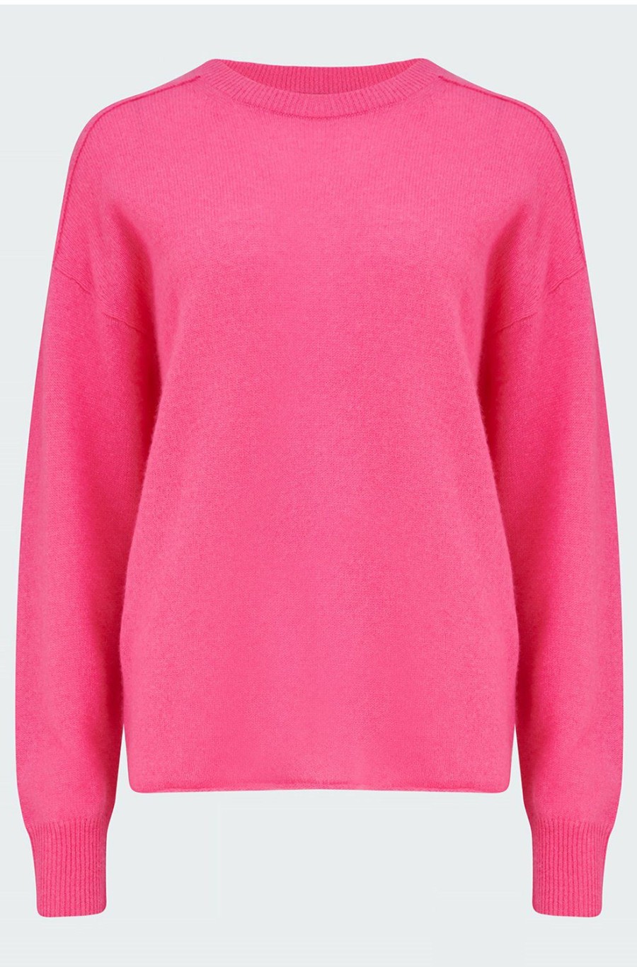 Women'S Clothing * | Elaine Crew Neck In Peony Excellent Quality 360 Cashmere