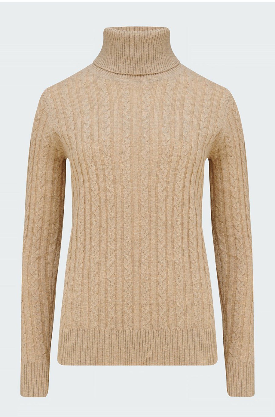 Women'S Clothing * | Ivy Roll Neck In Light Oatmeal Hot Sale Madeleine Thompson