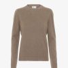 Women'S Clothing * | Classic Light Merino Crew Jumper In Warm Taupe Clearance Colorful Standard