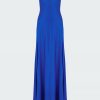 Women'S Clothing * | Clea Scoop Neck Dress In Twilight Blue Online L'Agence