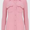 Women'S Clothing * | Slim Signature Shirt In Wild Rose Popular Equipment