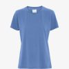 Women'S Clothing * | Light Organic Tee In Sky Blue Sells Cheap Colorful Standard