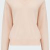 Women'S Clothing * | Malibu V Jumper In Angel Beige Excellent Crush