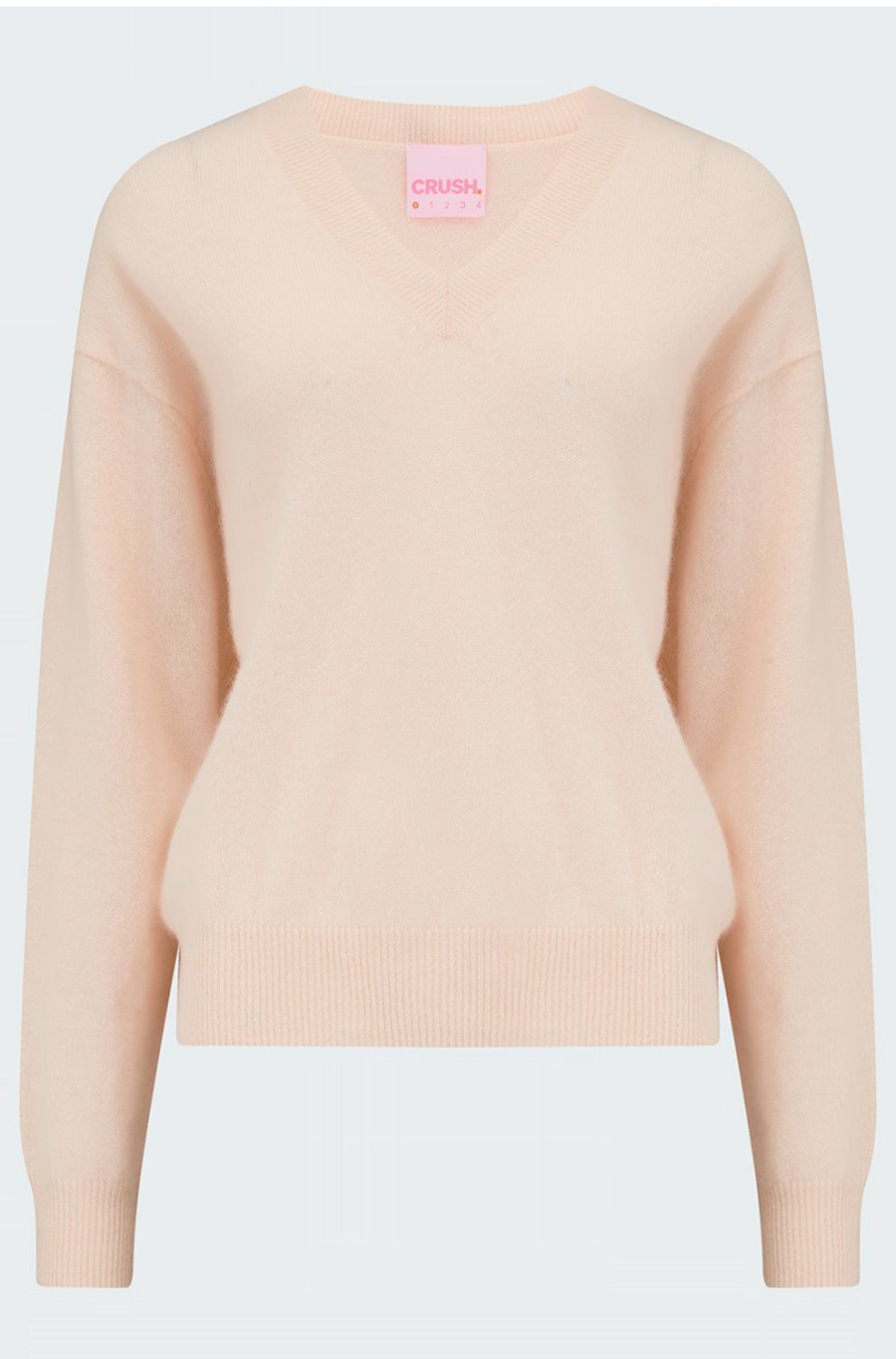 Women'S Clothing * | Malibu V Jumper In Angel Beige Excellent Crush