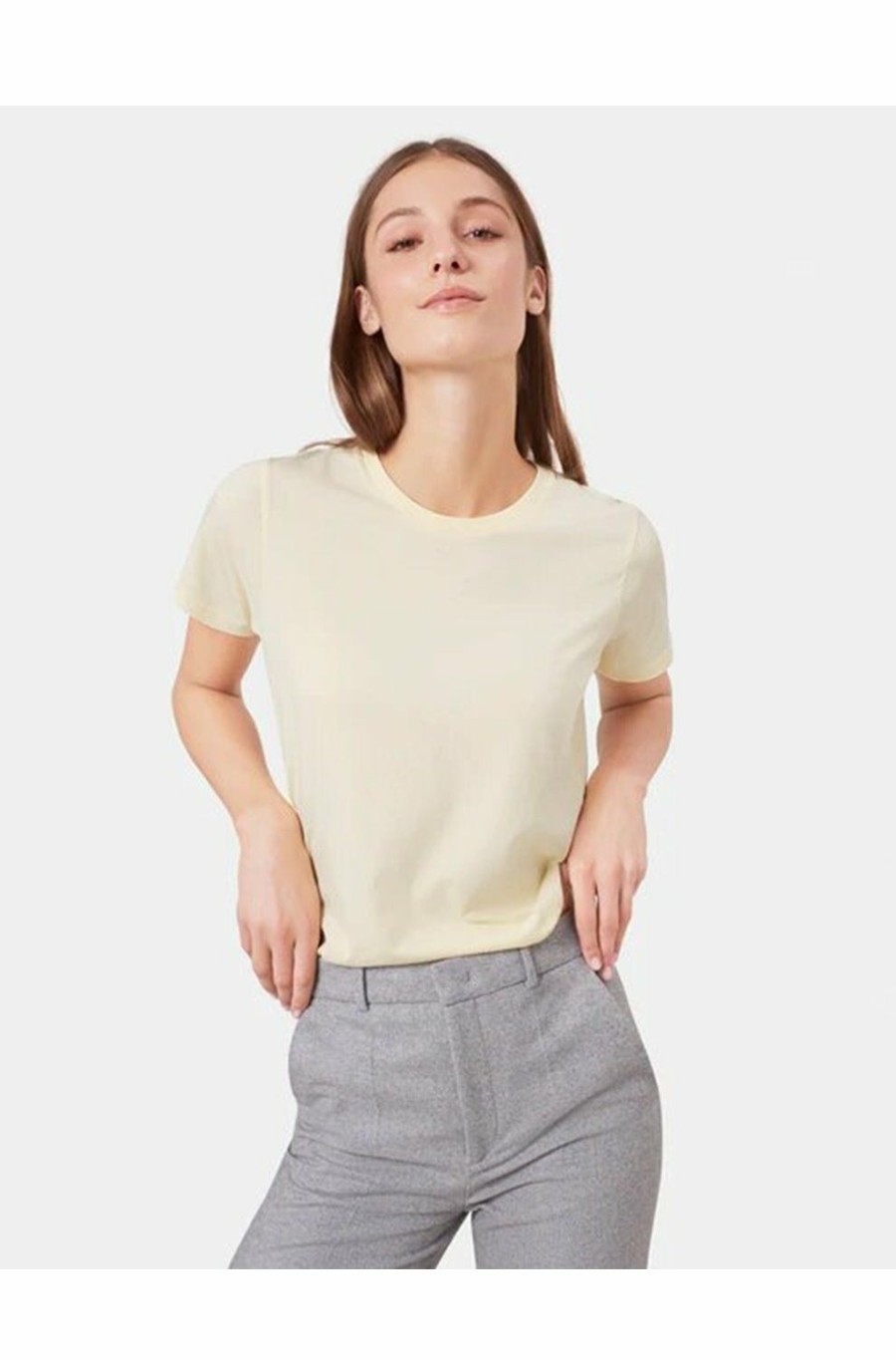 Women'S Clothing * | Light Organic Tee In Ivory White Quick Expedition Colorful Standard