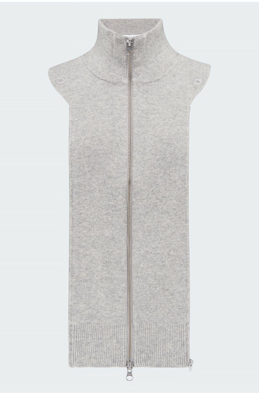 Women'S Clothing * | Uptown Dickey Jacket Insert In Grey Featured Veronica Beard