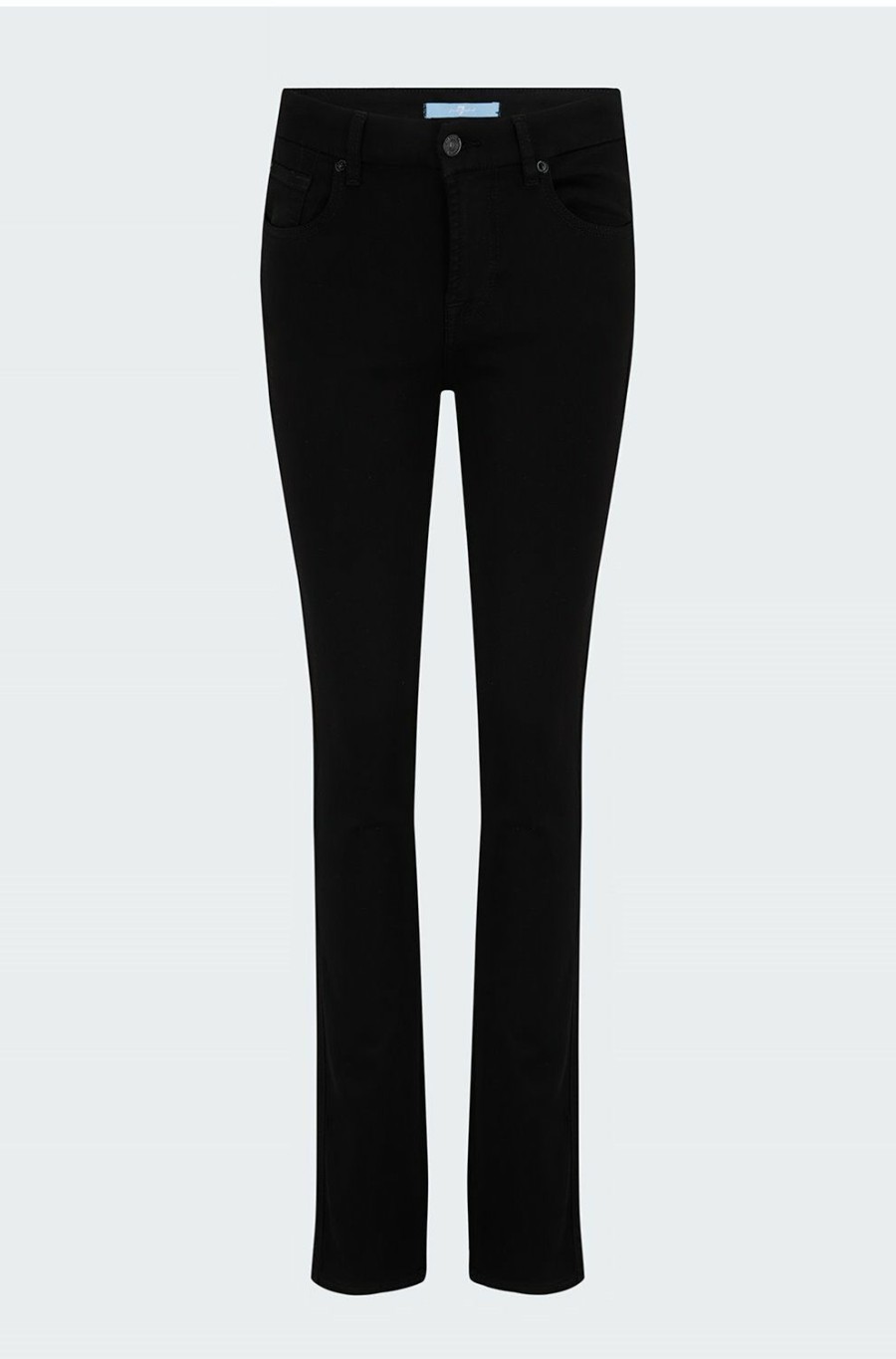 Jeans * | Kimmie Straight B(Air) Eco Jean In Rinsed Black Premium 7 For All Mankind