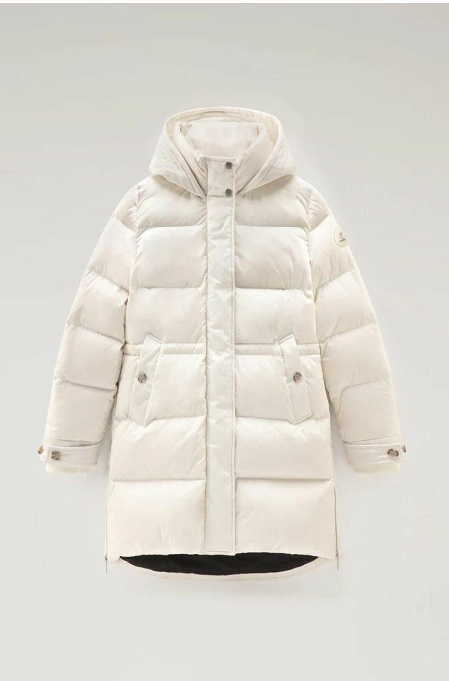 Women'S Clothing * | Alsea Puffy Parka In Milky Cream Promotion Woolrich