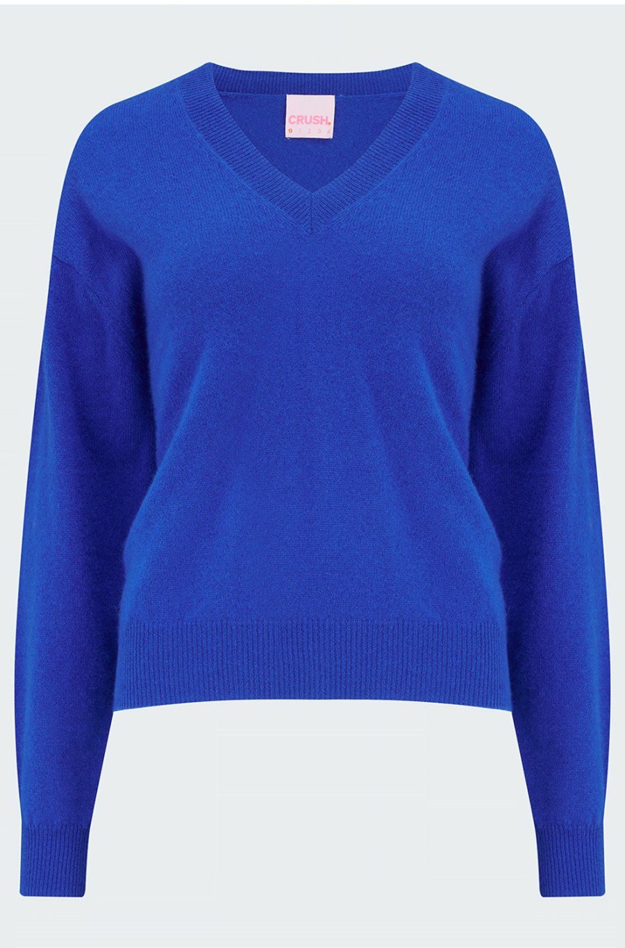 Women'S Clothing * | Malibu V Jumper In Sapphire Promotions Crush