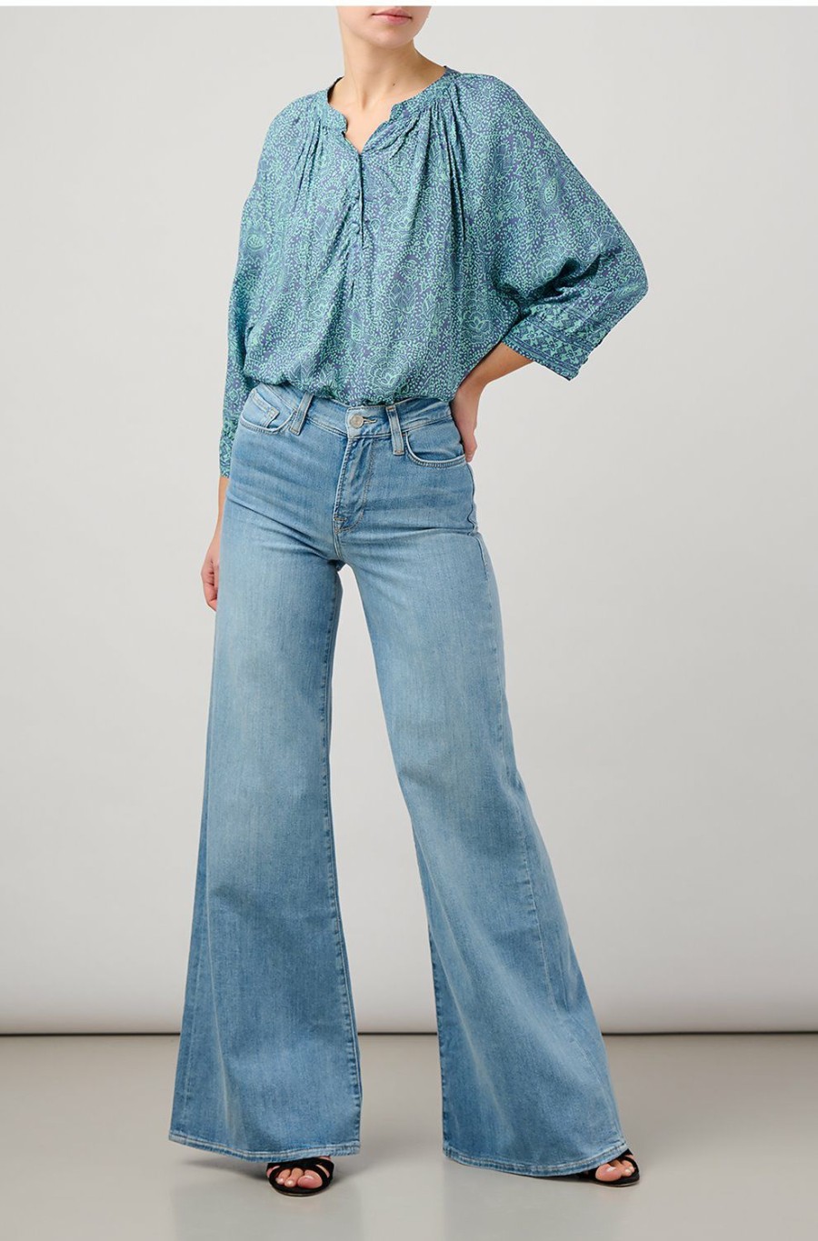 Jeans * | Le Palazzo Wide Leg In Humphrey Good Quality Frame