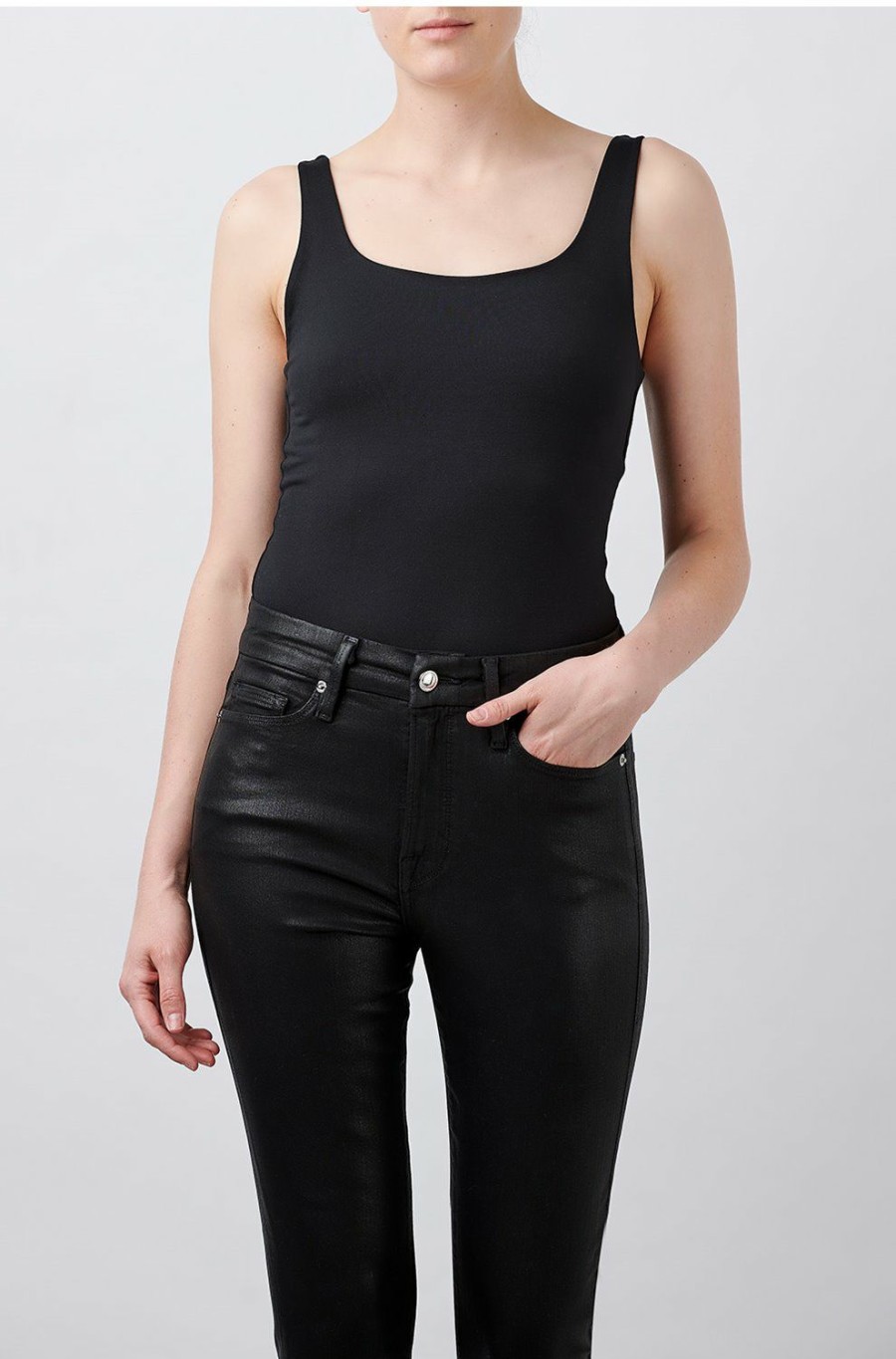 Women'S Clothing * | Modern Tank Body In Black 001 Hot Selling Good American