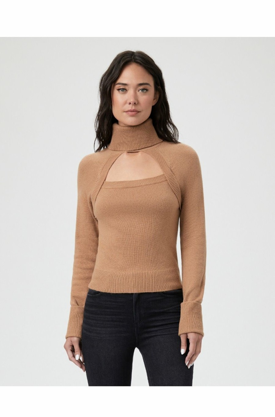 Women'S Clothing * | Cherise Jumper In Toffee Bronze Flash Sale Paige